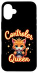 iPhone 16 Plus Controller Queen Cute Gamer Cat Design- Gaming Cat Lovers Case