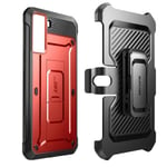 Fodral till Samsung S23 Stötsäkert Kickstand Supcase Unicorn Beetle Pro röd