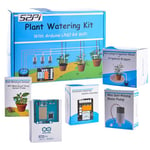 GeeekPi Kit d'Arrosage de Plantes avec Carte Arduino UNO R4 WiFi, Capteur d'Humidité du Sol, Pompe à Eau, Tuyau d'Irrigation