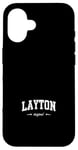 Coque pour iPhone 16 Layton Design College Utah