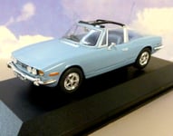 SUPERB CORGI VANGUARDS 1/43 1970 TRIUMPH STAG MKI MK1 IN WEDGEWOOD BLUE VA10117