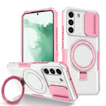 Samsung Galaxy S22+      Magsafe Sliding Cover Case    PinkWhite