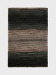 Gerard Darel Daphne Stripe Wool Blend Scarf, Charcoal