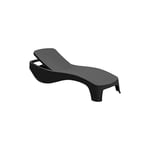 Bain De Soleil Atlantic Keter Résine Effet Rotin Gris Anthracite Chaise Longue Dossier 5 Positions