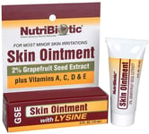 NUTRIBIOTIC Skin Ointment with Lysine 2% Grapefruit Seed Extract GSE 15ml - UK