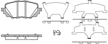 Bromsbelägg Remsa - Fiat - 124. Mazda - Mx 5