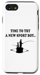 Coque pour iPhone SE (2020) / 7 / 8 Il est temps d'essayer un nouveau sport père et fils partenaire de pêche garçon