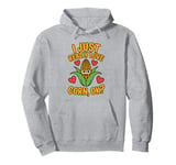 Really Love Corn Funny Corn On The Cob Pullover Hoodie