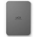 LaCie Mobile Drive Secure STLR2000400 - Disque dur - chiffré - 2 To - externe (portable) - USB 3.2 Gen 1 (USB-C connecteur) - Self-Encrypting Drive (SED) - gris sidéral - avec 3 ans de Seagate...