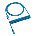 Cablemod Classic Coiled Cable - Spectrum Blue 1.5m. Usb A Usb C Blå