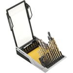 Coffret perçage-vissage usage intensif 32 pcs: 23 forets bois-métal-béton + 8 embouts de vissage + 1 porte embouts