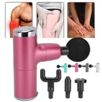 Mini Massage Gun Portable Adjustable Muscle Pain Fatigue Relive Fitness Mass RHS