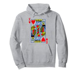 King of Hearts Halloween Costume Pullover Hoodie