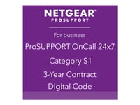 Netgear Prosupport Oncall 24X7 Category S1 - Teknisk Support - Telefonsupport - 3 År - 24X7