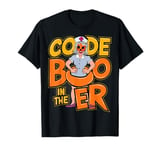 Code Boo In The Er Crew Ghost Boo-jee Nurse Halloween T-Shirt