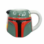 OFFICIAL STAR WARS BOBA FETT HELMET 3D MINI COFFEE MUG CUP NEW IN GIFT BOX