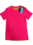 DHB AERON ULTRA WOMEN'S RUN SHORT SLEEVE TOP PINK & ORANGE UK SIZE 10