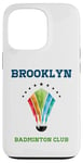 Coque pour iPhone 13 Pro Brooklyn New York Athletics Preppy Raquette de badminton Club