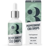 Patch Adam CBD Oil Drops Peppermint | 1200mg High Purity CBD Isolate Dropper | Muscle & Joint Pain, Stress Anxiety Relief