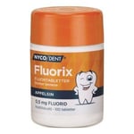 Nycodent Fluorix 0,5 mg Appelsin - 100 tabl. Munn- & tannpleie Øvrig munnpleie Personlig pleie