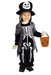 Ciao- Baby Skeleton squelette costume garçon (Taille 3-4 ans) avec Trick-or-Treat sac