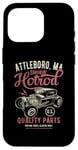 Coque pour iPhone 16 Pro Attleboro MA USA Hotrod Voiture Style Vintage