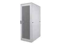 Intellinet Network Cabinet, Free Standing (Standard), 42U, Usable Depth 123 To 773Mm/Width 703Mm, Grey, Flatpack, Max 1500Kg, Server Rack, Ip20 Rated, 19", Steel, Multi-Point Door Lock, One Lock Per Side Panel, Three Year Warranty - Rack Skap - Grå,