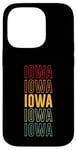 Coque pour iPhone 14 Pro Rainbow de l'Iowa