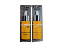 2 X Olay VITAMIN C +AHA 24 Ultra Brightening Day Serum 40ml