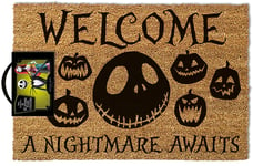 The Nightmare Before Christmas A nightmare awaits Door Mat multicolour