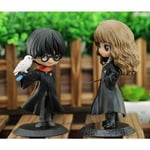 Versio Harries Toimintafiguurit Potter Anime Figuurit Kuumat elokuvat Autokakkujen koristelu Lasten Lelut Lahja Tiukka PVC-nukke musta