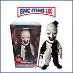 Terrifier Art the Clown 15" Talking Mezco Mega Scale Figure With Sound IN STOCK