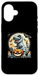 Coque pour iPhone 16 Costume d'Halloween de maman T-Rex Dinosaure Trick or Treat Grave