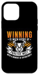 iPhone 12 mini Winning Is When Hours Of Rodeo Time Cowboy Steer Wrestling Case