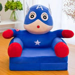 BESTWALED Canapés pour Enfants,Anime Characters Pliée Canapé Bébé Siège Lavable Jouets en Peluche Jardin d'enfants Tabouret Enfant Chaise Décoration D'intérieur Meubles Cadeau d'anniversaire,B