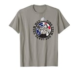 Find Them Hot Leave Them Wet Firefighter USA Flag Joke Tee T-Shirt