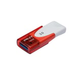 PNY Attaché 4 - USB-flashstasjon - 128 GB