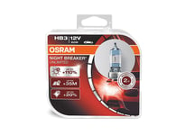 Halogenpære OSRAM NIGHT BREAKER UNLIMITED 12V HB3 65W 2X