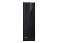 Acer Veriton X2 VX2710G - Tour compact Core i3 13100 / jusqu'à 4.5 GHz - RAM 8 Go - SSD 512 Go - DVD SuperMulti - UHD Graphics 730 - Gigabit Ethernet - Win 11 Pro - moniteur : aucun