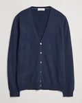 Gran Sasso Wool/Cashmere Cardigan Navy Melange