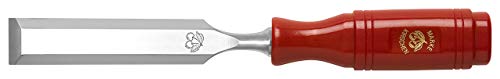 Kirschen 1003003 Ciseaux à bois avec manche en Plastique, Rouge/Argent, 3 mm