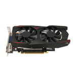 Dual Fan Grafikkort 4GB DDR5 128bit Snabbkylning Lågt ljud Videospel Grafikkort Chip för stationär PC GTX1050Ti 4GB DDR5 128bit