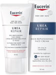 Eucerin Dry Skin Replenishing Face Cream Night 5% Urea with Lactate -50ml