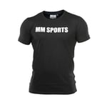 MM Sports T-shirt Man - Trenings t-skjorte, svart - XL