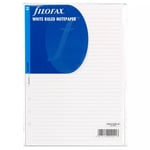 Filofax White Ruled Paper, A5