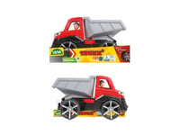 Lena Truxx Dump Truck - 29Cm, Dumper, 2 År, Gummi, Stål, Grå, Röd