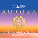 Jeu de cordes Larsen Aurora pour violon 4/4 avec ré argenté médium