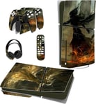 Autocollant Pour Ps5 Slim Console Standard Sticker Skin Pour Ps5 Slim Disc Edition,Autocollants Accessoires Pour Ps5 Manette Pour Ps5 Télécommande&casque&station De Charge-Rencontre