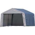 Shelterlogic - acier feuille garage tente 13,7m² gris 370x370x260