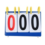 OhhGo Portable Flip Sports Scoreboard, Score Conuter for Table Tennis Basketball (3-digit)